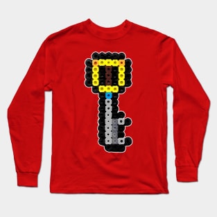 Kingdom Hearts Keyblade 8-Bit Pixel Art Long Sleeve T-Shirt